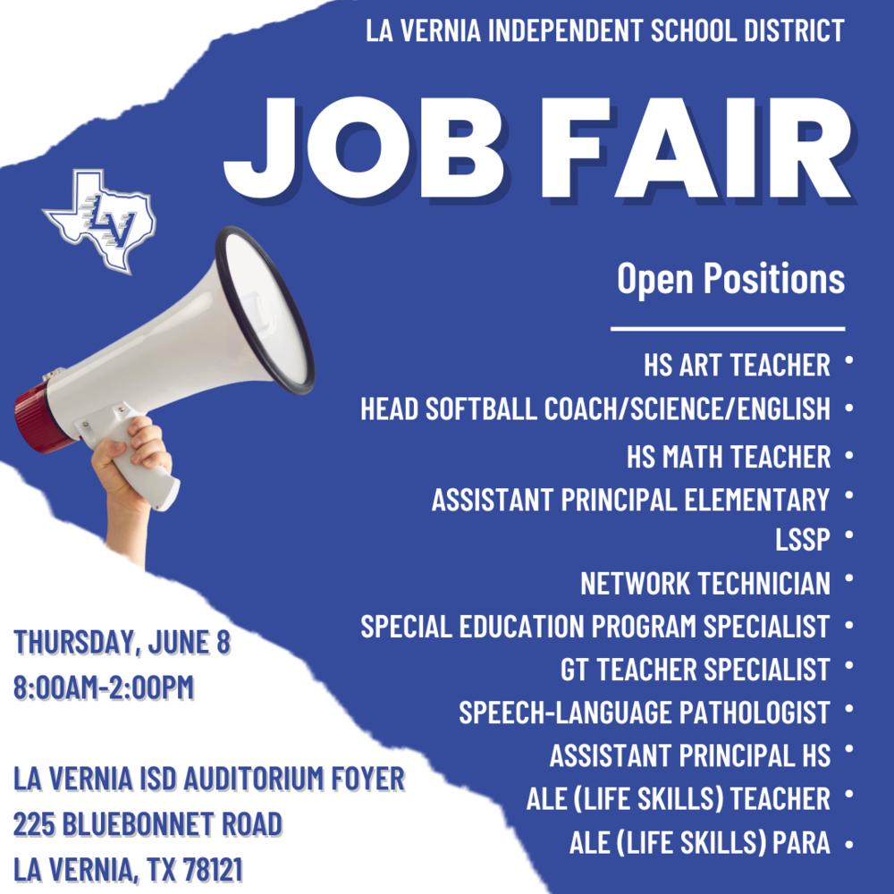 LVISD Job Fair La Vernia Independent School District