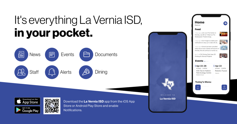 New App for La Vernia ISD! La Vernia Independent School District